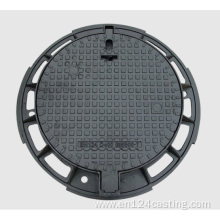 Ductile manhole cover CO 650 D400 with hinge